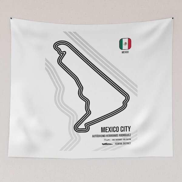 Item preview, Mexico City Race Track  designed and sold by Mariel  Toigo.