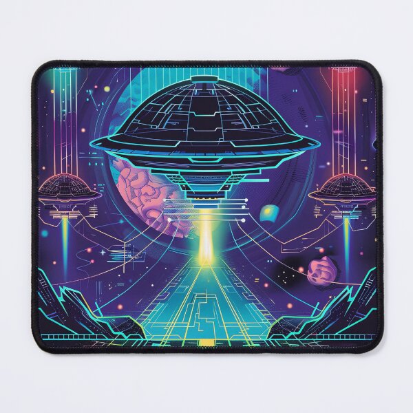 Item preview, Neon Nebula Invasion designed and sold by Retro Type.