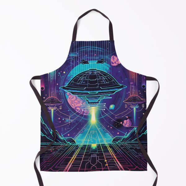 Item preview, Neon Nebula Invasion designed and sold by Retro Type.
