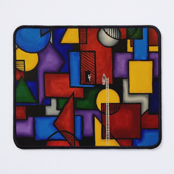 Item preview, Man climbing squares designed and sold by mariapopescu.