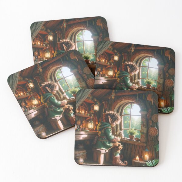 Item preview, Elf looking out the window designed and sold by JPdesignPunk.