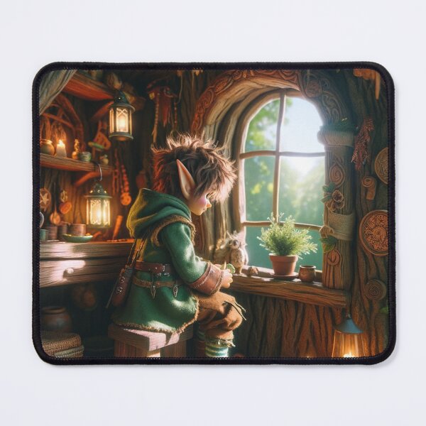 Item preview, Elf looking out the window designed and sold by JPdesignPunk.
