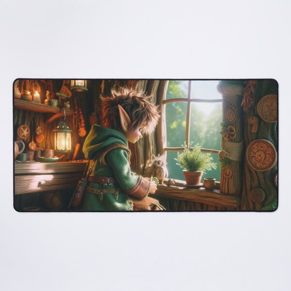 Item preview, Elf looking out the window designed and sold by JPdesignPunk.