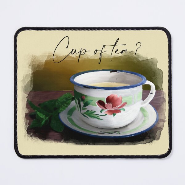Item preview, Warm Up Your Soul with a Cup of Tea: Watercolor Teacup designed and sold by Doug0276.