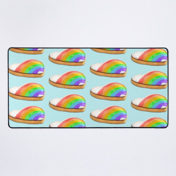 Item preview, Rainbow heart frosted sugar cookies designed and sold by AdventuresOy.