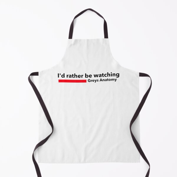 Item preview, I'd Rather Be Watching Greys designed and sold by ZenStitchMotifs.