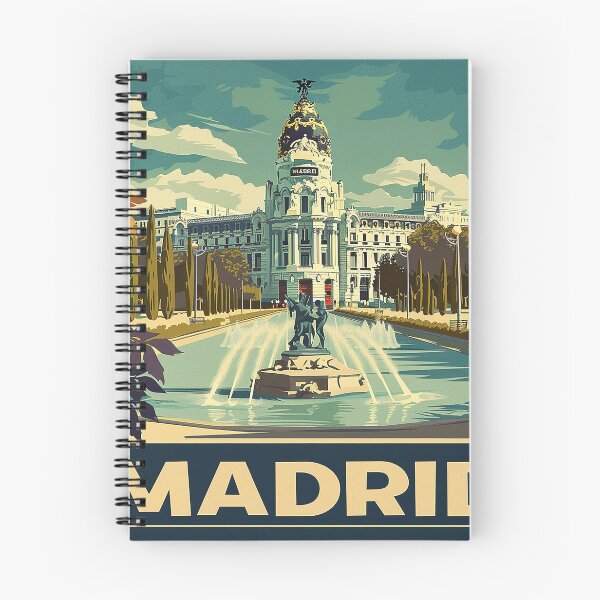 Item preview, Retro Madrid Illustration designed and sold by nomiraclehere.