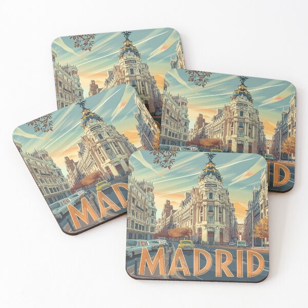 Item preview, Ilustración retro de Madrid designed and sold by nomiraclehere.