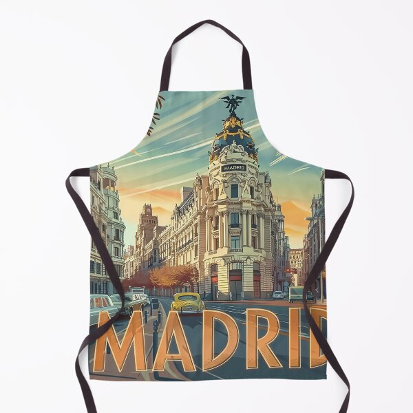 Item preview, Retro Madrid Illustration designed and sold by nomiraclehere.