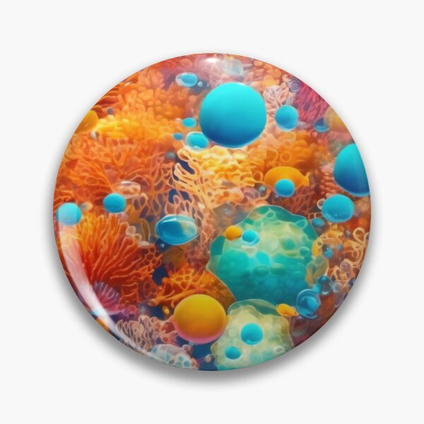 Item preview, Colorful Ocean Underwater Bubbles designed and sold by Health And Fitness Posts e-Store.