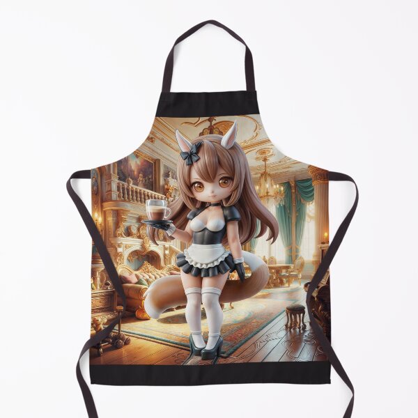 Item preview, Furry Maids Chibi Ponei Brown Lise designed and sold by CHIBI_POPZ.