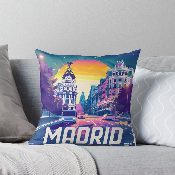 Item preview, Retro Madrid Illustration designed and sold by nomiraclehere.