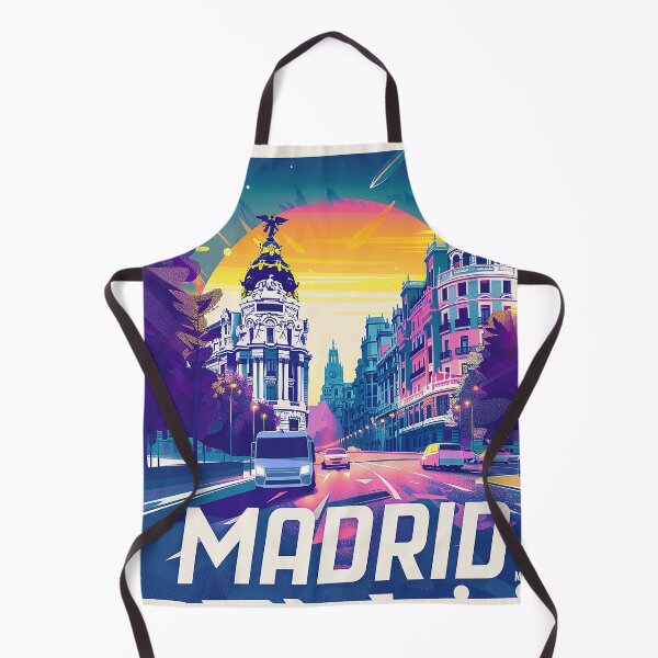 Item preview, Retro Madrid Illustration designed and sold by nomiraclehere.