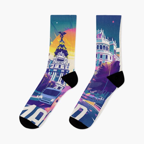 Item preview, Retro Madrid Illustration designed and sold by nomiraclehere.