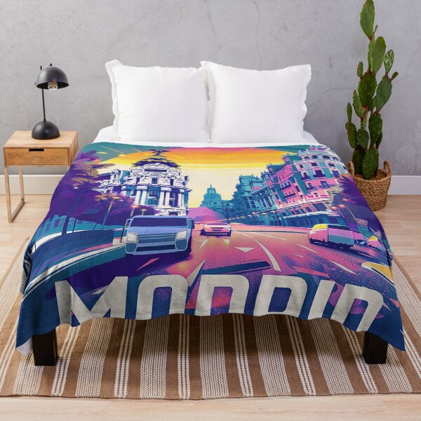 Item preview, Retro Madrid Illustration designed and sold by nomiraclehere.