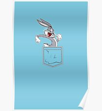 Bugs Bunny in meiner Tasche Poster