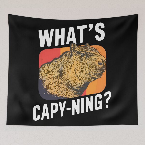 Item preview, Capybara What's Capy-Ning designed and sold by KitonicTees.