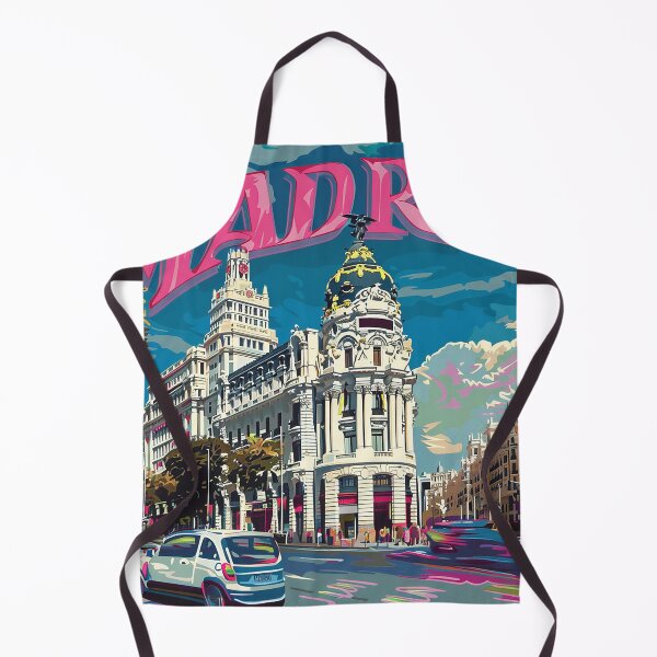 Item preview, Retro Madrid Illustration designed and sold by nomiraclehere.