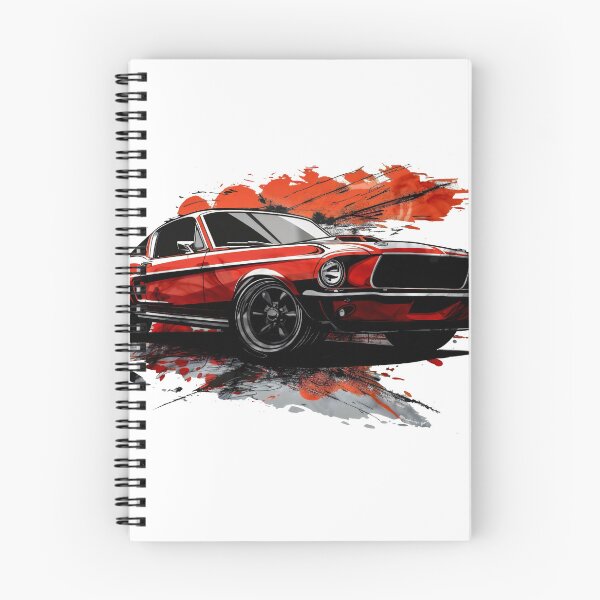 Item preview, Red muscle car designed and sold by javierparra.