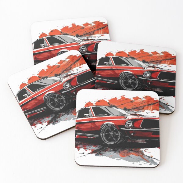 Item preview, Red muscle car designed and sold by javierparra.
