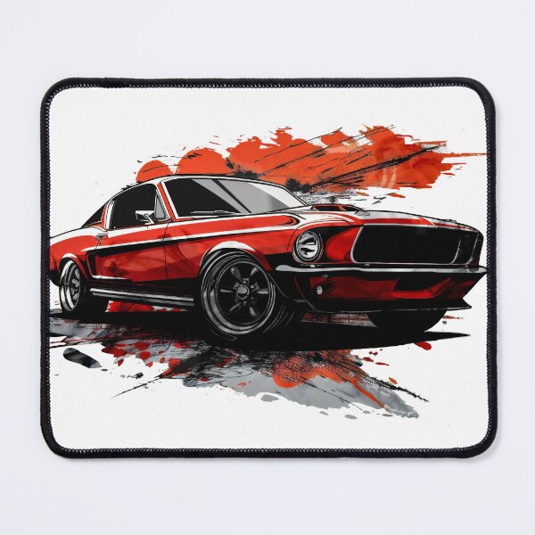 Item preview, Red muscle car designed and sold by javierparra.