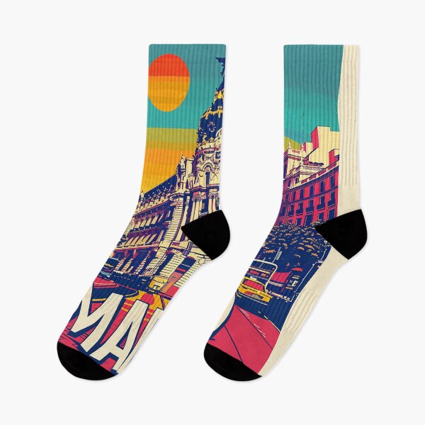 Item preview, Retro Madrid Illustration designed and sold by nomiraclehere.