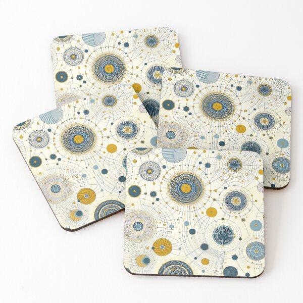 Item preview, Abstract Geometric Circles Seamless Pattern designed and sold by asbno19.