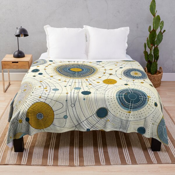 Item preview, Abstract Geometric Circles Seamless Pattern designed and sold by asbno19.