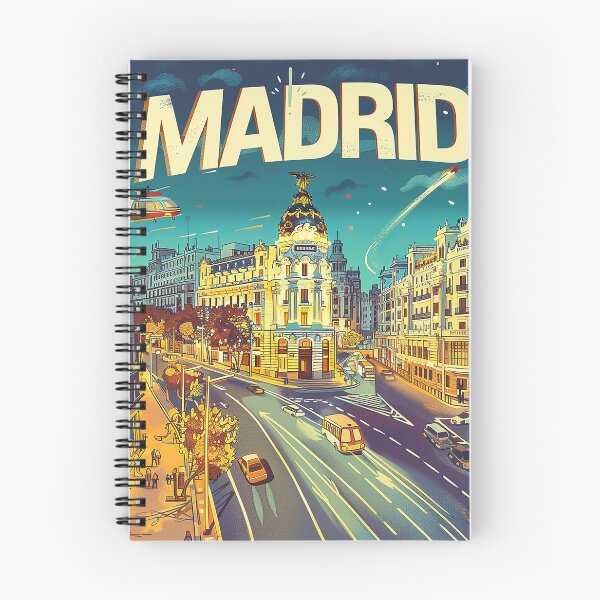 Item preview, Retro Madrid Illustration designed and sold by nomiraclehere.