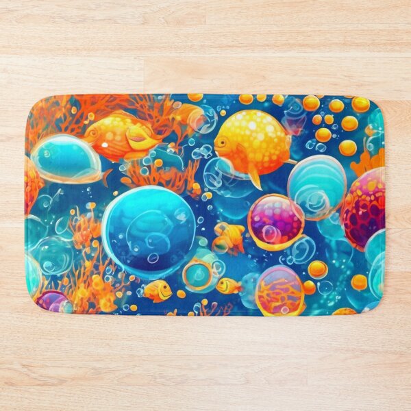 Item preview, Warm Tone Oceanic Bubbles designed and sold by Health And Fitness Posts e-Store.