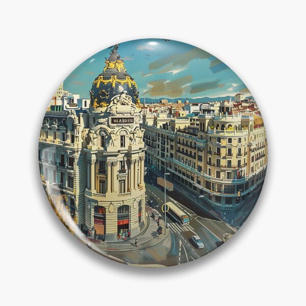 Item preview, Retro Madrid Illustration designed and sold by nomiraclehere.