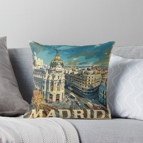 Item preview, Retro Madrid Illustration designed and sold by nomiraclehere.