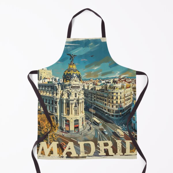 Item preview, Retro Madrid Illustration designed and sold by nomiraclehere.