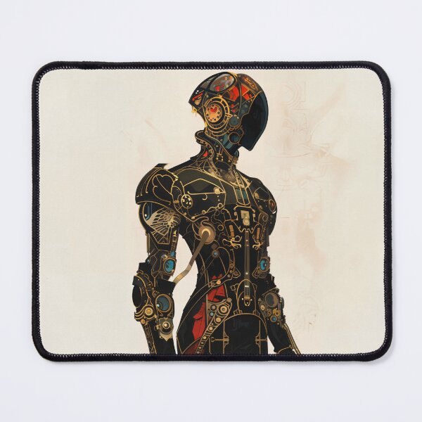 Item preview, Victorian Cyberpunk Art Nouveau Android designed and sold by entwithanaxe.