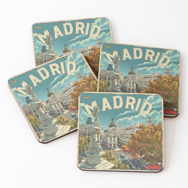 Item preview, Retro Madrid Illustration designed and sold by nomiraclehere.