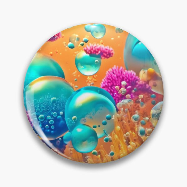 Item preview, Colorful Ocean Bubble Art designed and sold by Health And Fitness Posts e-Store.