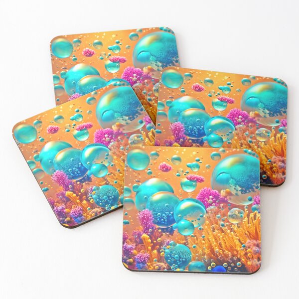 Item preview, Colorful Ocean Bubble Art designed and sold by Health And Fitness Posts e-Store.