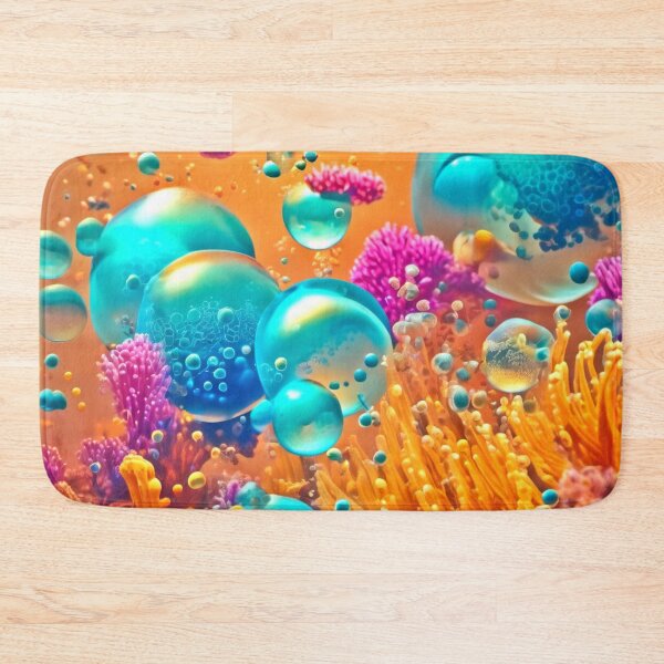 Item preview, Colorful Ocean Bubble Art designed and sold by Health And Fitness Posts e-Store.