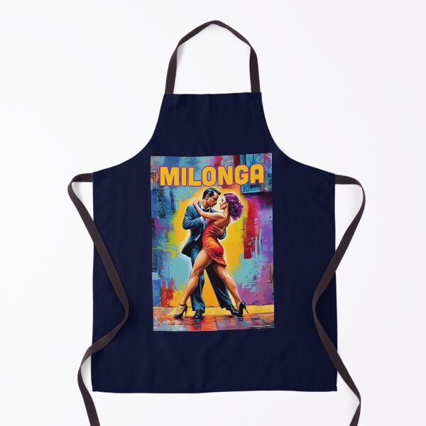 Item preview, Milonga Dance couple vibrant colors designed and sold by La Loca.