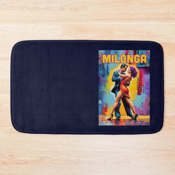 Item preview, Milonga Dance couple vibrant colors designed and sold by La Loca.