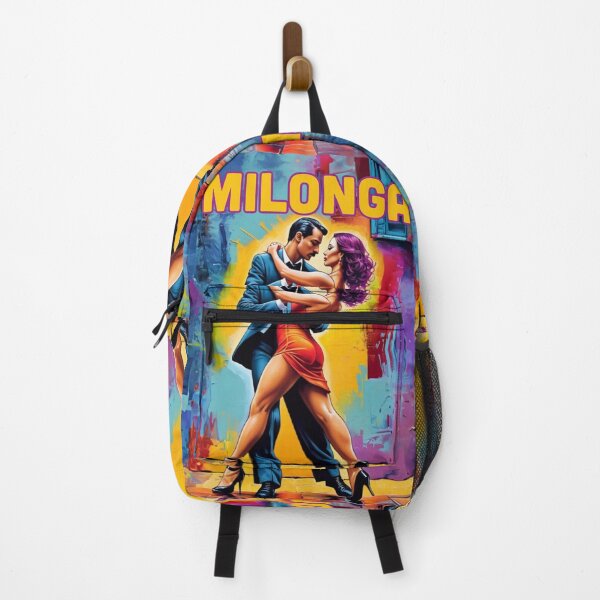 Item preview, Milonga Dance couple vibrant colors designed and sold by La Loca.