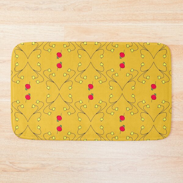 Item preview, Red berries on yellow designed and sold by ANVivid.