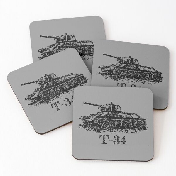 Item preview, T-34 Russian WW2 Tank Sketch designed and sold by MilitaryMart.