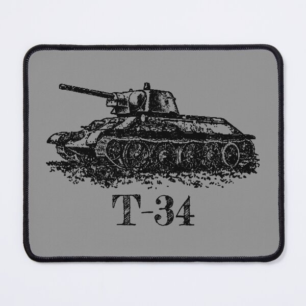 Item preview, T-34 Russian WW2 Tank Sketch designed and sold by MilitaryMart.