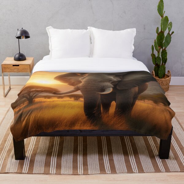 Item preview, Tranquility and Strength: The Elephant in the Savanna designed and sold by Sappe_online.