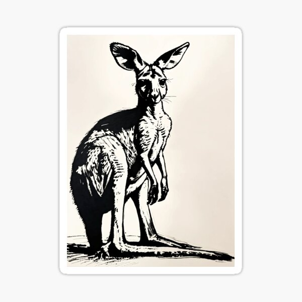 Item preview, kangaroo designed and sold by OxiSkor.