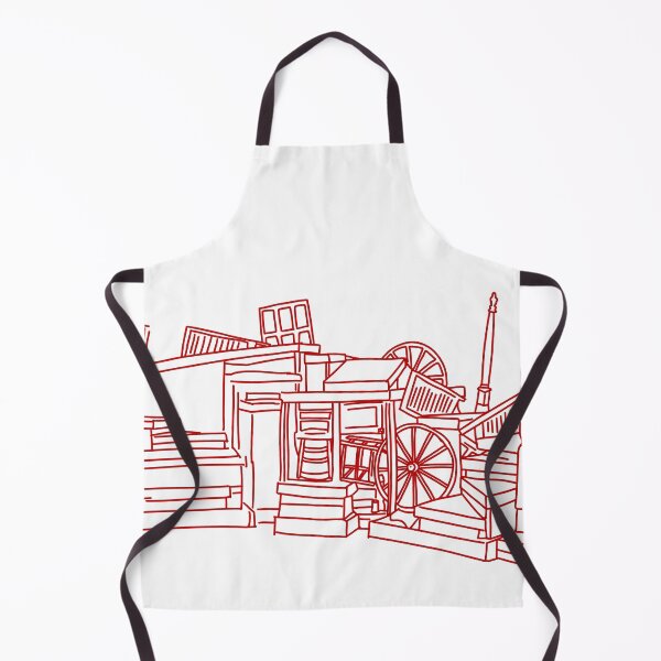 Item preview, Les Misérables Barricade Outline (Red) designed and sold by byebyesally.