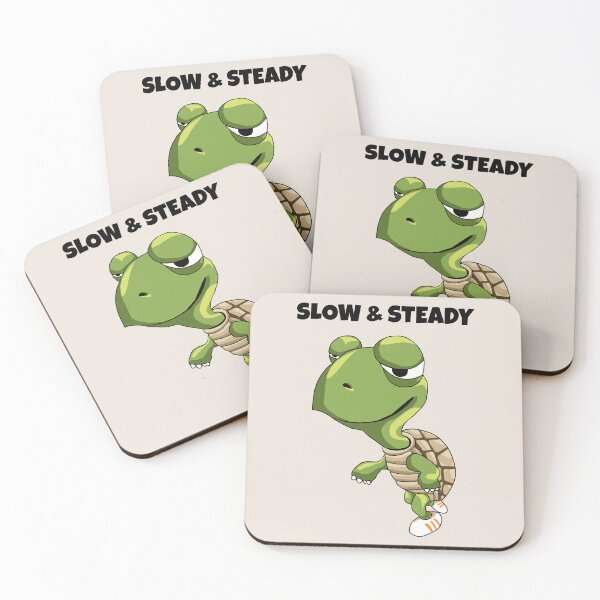 Item preview, Slow and Steady Running Motivation designed and sold by KewaleeTee.