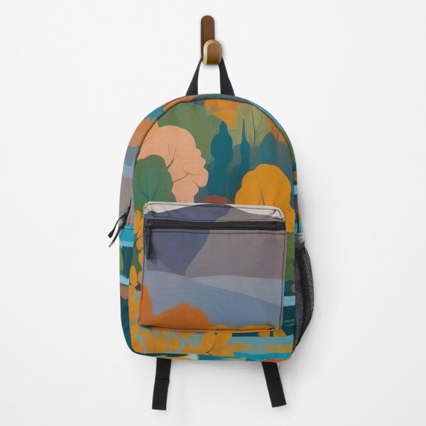Item preview, Serene Autumn Vista Mountains, Trees, and Reflective Lake designed and sold by ArtComixHaven.