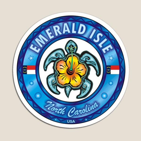 Item preview, Emerald Isle North Carolina sea turtle hibiscus designed and sold by studioss76.